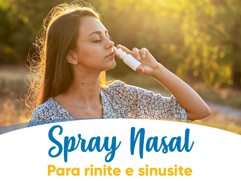 Spray Nasal para rinite e sinusite: Entenda esse descongestionante nasal!
